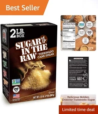 All-Natural 32oz Turbinado Sugar - Perfect for Beverages & Baking, Gluten-Free