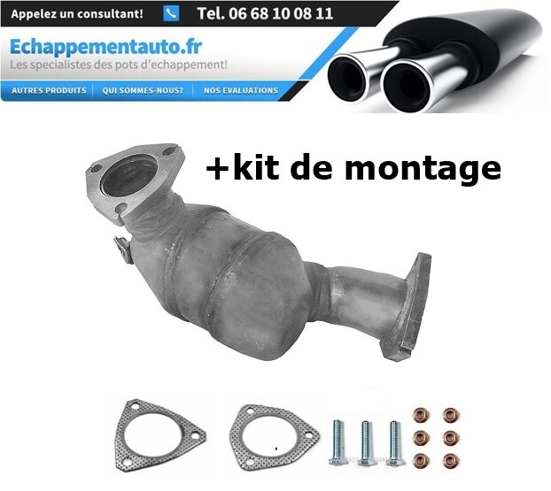 Catalyseur 2.5 TDI en acier inoxydable haute densité pour Audi A6 C5 et Skoda Superb I
