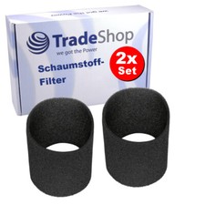 2x Schaum Staubsaugerfilter für Aqua Vac Plus 1000, Plus 1001, Plus 3000