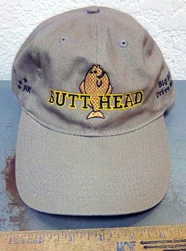 BUTT HEAD Alaska Embroidered Hat funny 