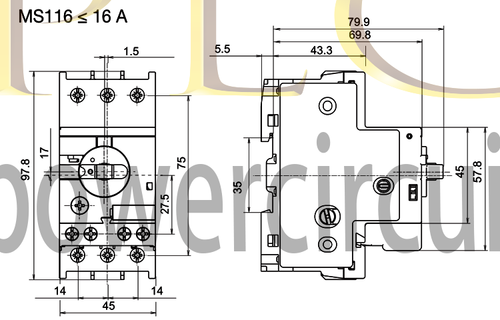 1PCS ABB MS116-12 Manual Motor Starter 8-12A 1SAM250000R1012 - Picture 7 of 8