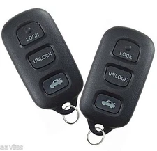 2 Pack Best Replacement Keyless Entry Remote Key Alarm Fob For Toyota GQ43VT14T
