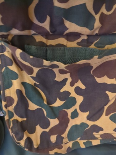 Vintage Hunters Choice Woodland Camo Vest Size Medium - Ammo Pocket - Game Pouch - Picture 4 of 7