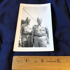 Vintage WWII era Original Photo Photograph 2 Soldiers