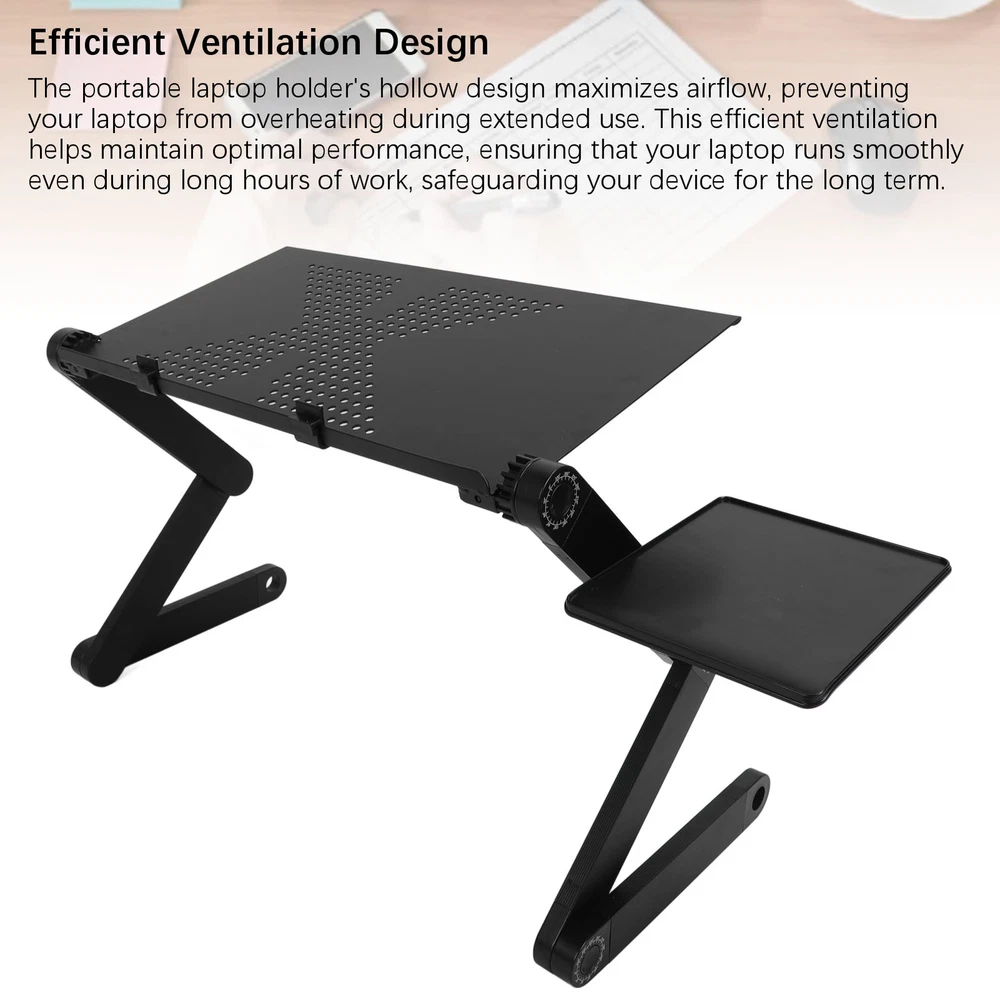 Laptop Stand 360° Rotation Base Ergonomic Foldable Laptop Riser