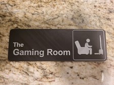 Gaming Room Sign - Office Style Sign Made In USA