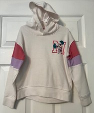 JUMPING BEANS GIRL'S DISNEY HOODIE SIZE 6 WHITE/PURPLE/PINK