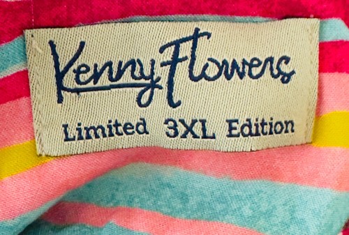 Kenny Flowers 100% Rayón Orgánico Hombre Edición Limitada 3XL Manga Corta - Imagen 2 de 7