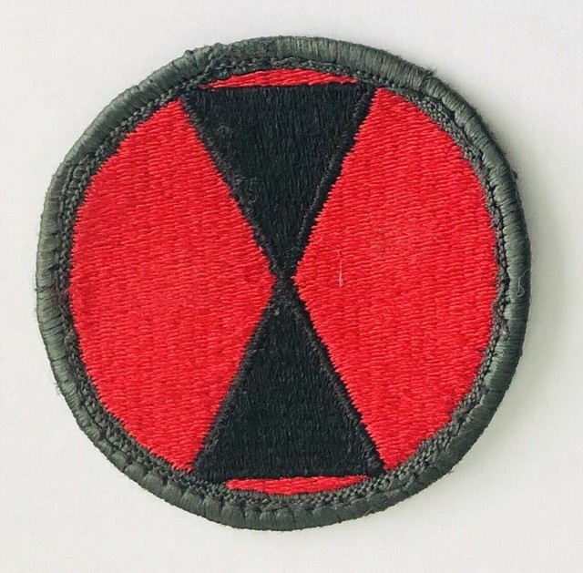 US ARMY 7th INFANTRY DIVISION PATCH SSI COLOR EBay