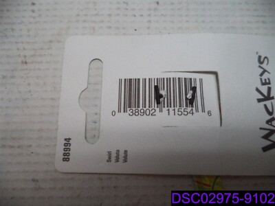 Qty = 6: Wackeys Swirl 88994 Key Cassette F KW1 66