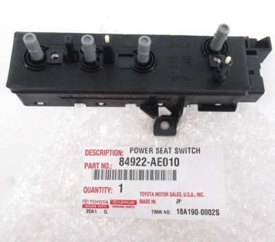 shina☆ Genuine OEM Nissan 87066-ZQ00A Driver Power Seat Switch