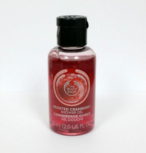 The Body Shop Frosted Cranberry Shower Gel fl oz 60 mL Travel