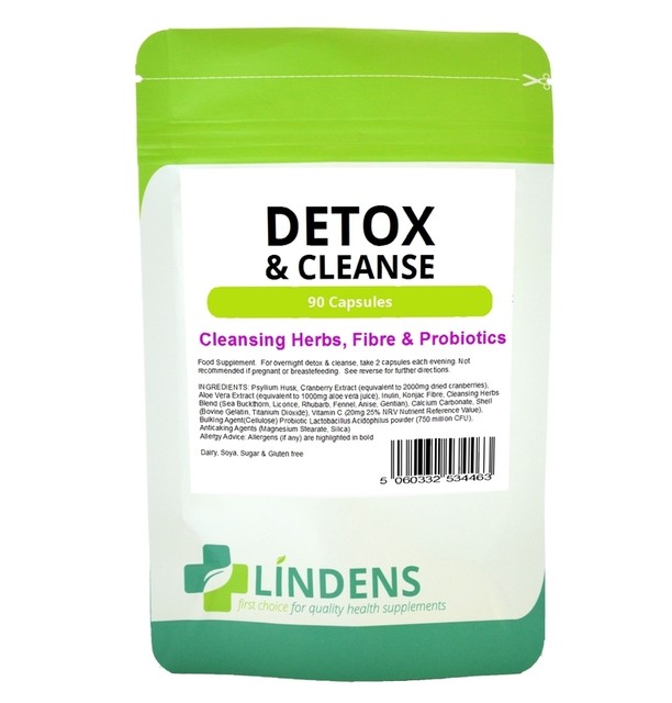 Detox & Cleanse Dietary Fibre Probiotic Cleansing 2PACK 180 Capsules