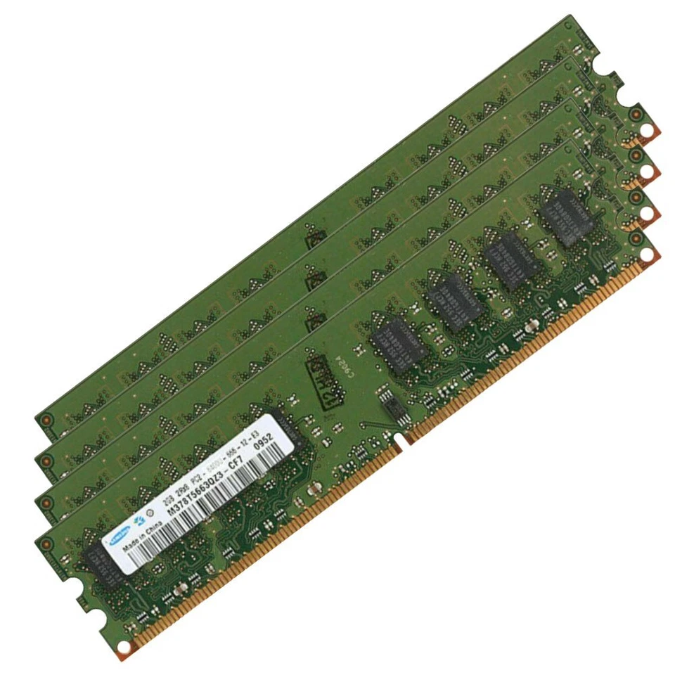 Samsung 8GB Kit 4x2GB DDR2 533MHz PC2-4200U 240Pin DIMM Desktop PC Memory RAM BT - Image 3 of 4