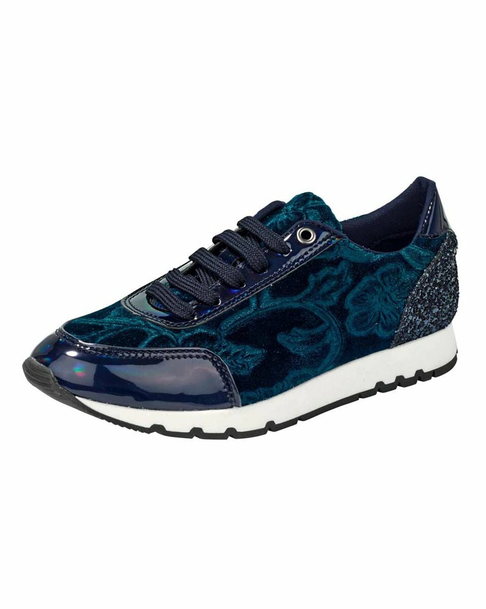 A016.928 NUOVO - DA DONNA VELLUTO-scarpe da ginnastica, Marine, Tg. 38, Heine A016.928 NUOVO - DA DONNA VELLUTO-scarpe da ginnastica, Marine, Tg. 38, Heine
