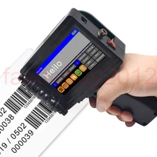 2-12.7mm Handheld Inkjet Printer for Date Word QR Code Barcode DIY Logo Machine 
