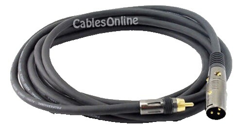 12ft Cablesonline 12AWG SPEAKER WIRE 4-Banana Plug A 2-Cavo Audio Jack XLR - Foto 2