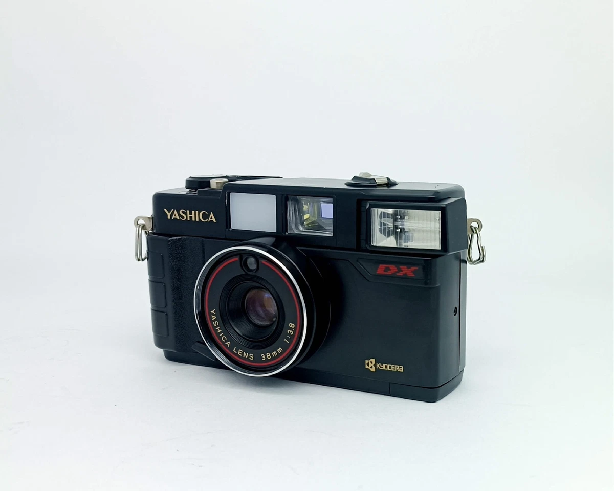 yashica mf-2 super DX 35mm film camera with 38mm 1:3.8 DX Kyosera