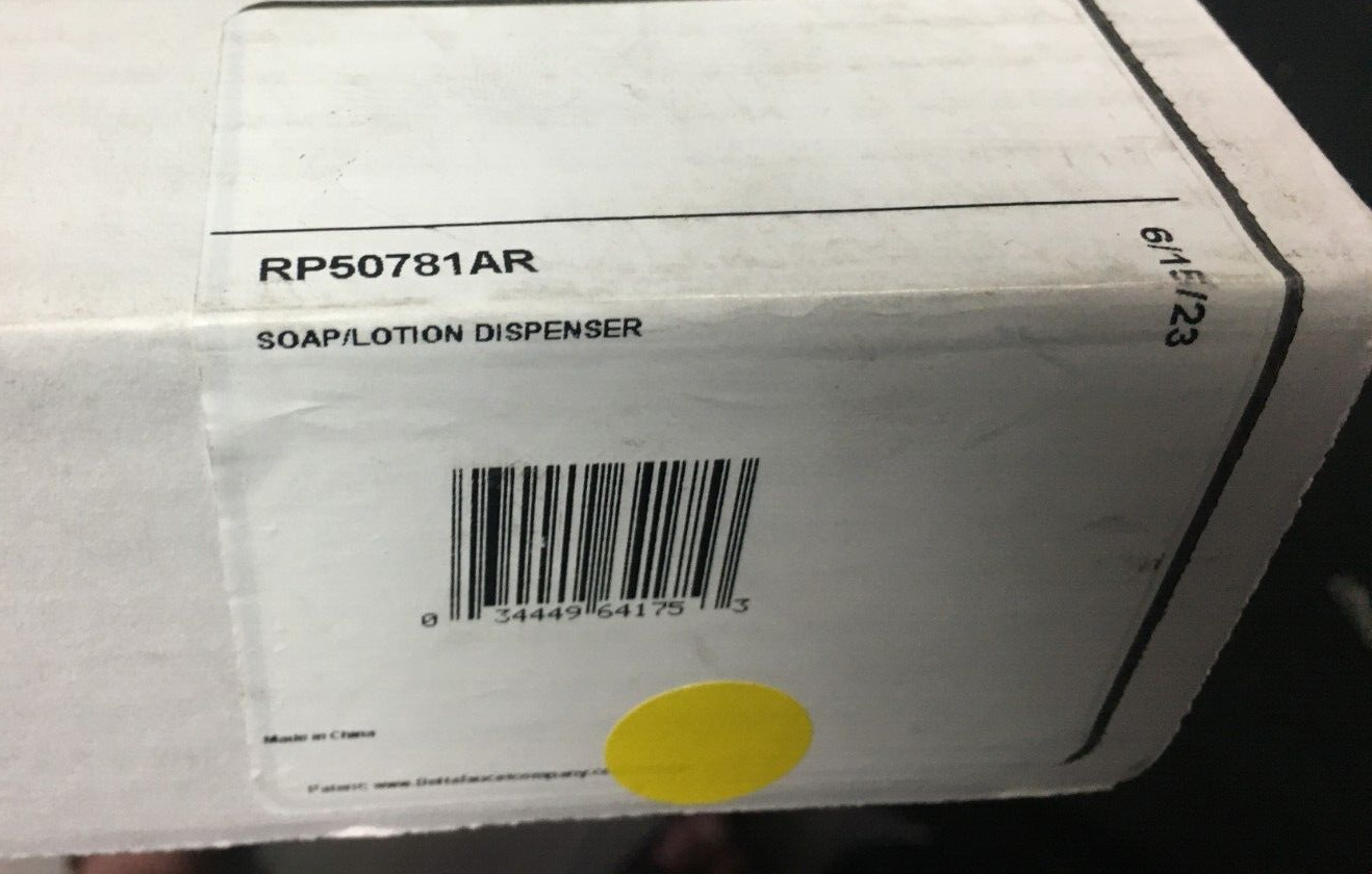 Delta Deck Mounted Soap Dispenser with 13 oz Capacity RP50781AR Arctic