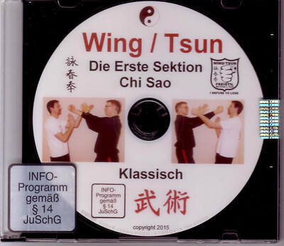 DVD Wing Tsun die erste Sektion Chi Sao Siu Nim Tau klassisch