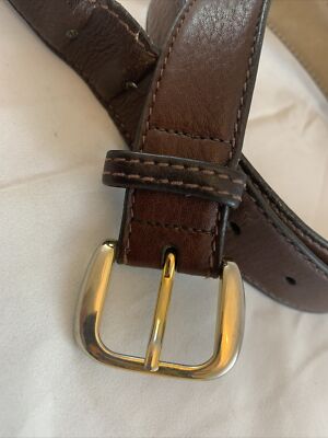 新品 everyone L'AIGLON ベルト BROWN L'AIGLON レグロン エラスティック ベルト Size 100/40 ブラウン