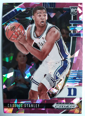 CASSIUS STANLEY 28 PANINI PRIZM DRAFT PICKS PINK ICE PRIZM ROOKIE RC 2020-21