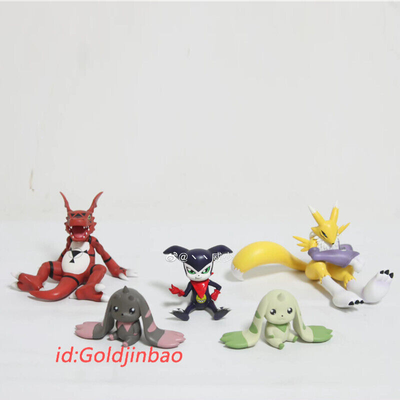 EVO Studio Digimon Galgomon Renamon Growmon Resin Figure Model Collection  New