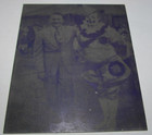 Antique Vintage CIRCUS Photo-Engraved Metal Printing Clown Owner Big Top — photo 1