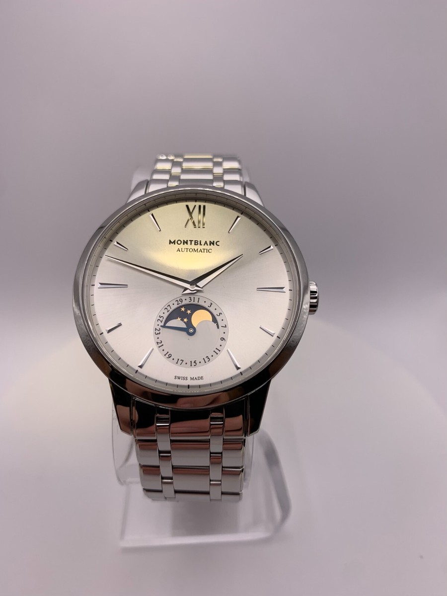 Montblanc Automatic Moon Phase Watch 11184 Heritage 39 NIB