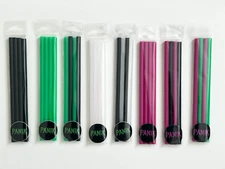 Panik P-Tex! For Ski/Snowboard Base Repair, 4 candles, Pink, Green, Black, Clear