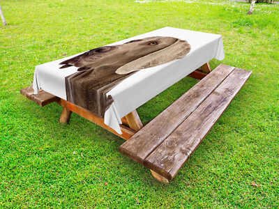 Weimaraner Outdoor Tischdecke Close-up Hundeportrait Gartentisch Servietten
