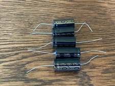 5pc Electrolytic Capacitor Axial 2000hr +105℃ RoHS 470uF 100V φ18x36mm Supertech