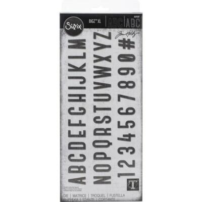 Sizzix Bigz XL Alphabet Die - Society, 664169 by: Tim Holtz | eBay