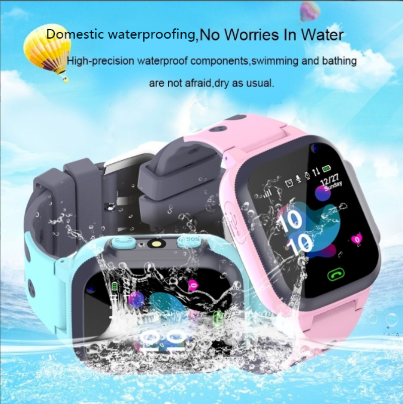 GPS SOS Kids Smart Watch SIM Card Waterproof Smartwatch Kids Watches ...