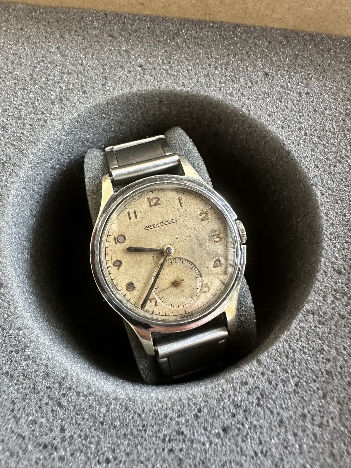 Rare Jeager-LeCoultre 1940s Manual Wind Vintage Watch image 4