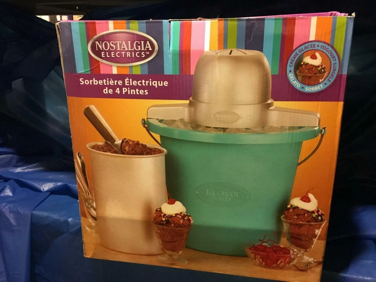 Ice Cream Maker...Nostalgia Electric ...Cool fun for the family...Model ICMP400