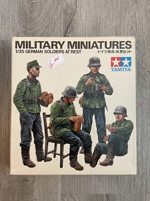 1 35 Scale Tamiya Military Miniatures German Soldiers At Rest No 3629 1-35-scale-tamiya-military-miniatures-german-soldiers-at-rest-no-3629