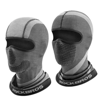 ROCKBROS Motorrad Sturmhaube Winter Balaclava Warm Fahrrad Sturmmaske Winddicht