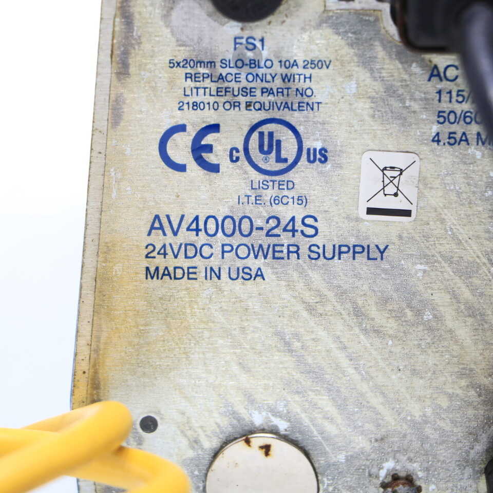 ユウ ACCU-SORT AV4000-24S 24VDC POWER SUPPLY | eBay