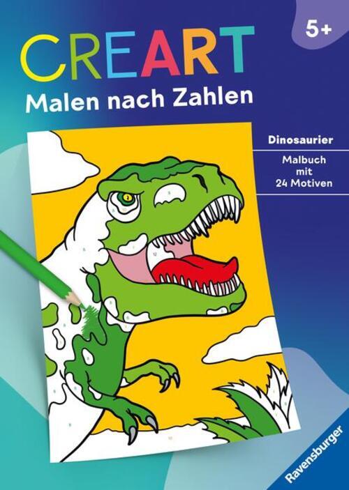 Thumbnail - Ravensburger Creart Malen Nach Zahlen Ab 5 Dinosaurier - 24 Motive |