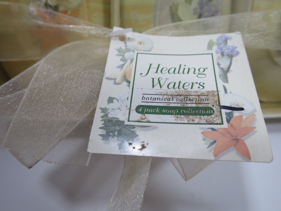 Healing Waters Botanical 4 Pack Soap Collection Botanical Bath Soap ...