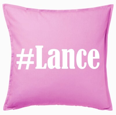 #Lance Kissenbezug Pink Ich Liebe Lance 113702