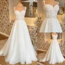 Princess Wedding Dresses Spaghetti Straps Sweep Train Corset Tulle Bridal Gowns