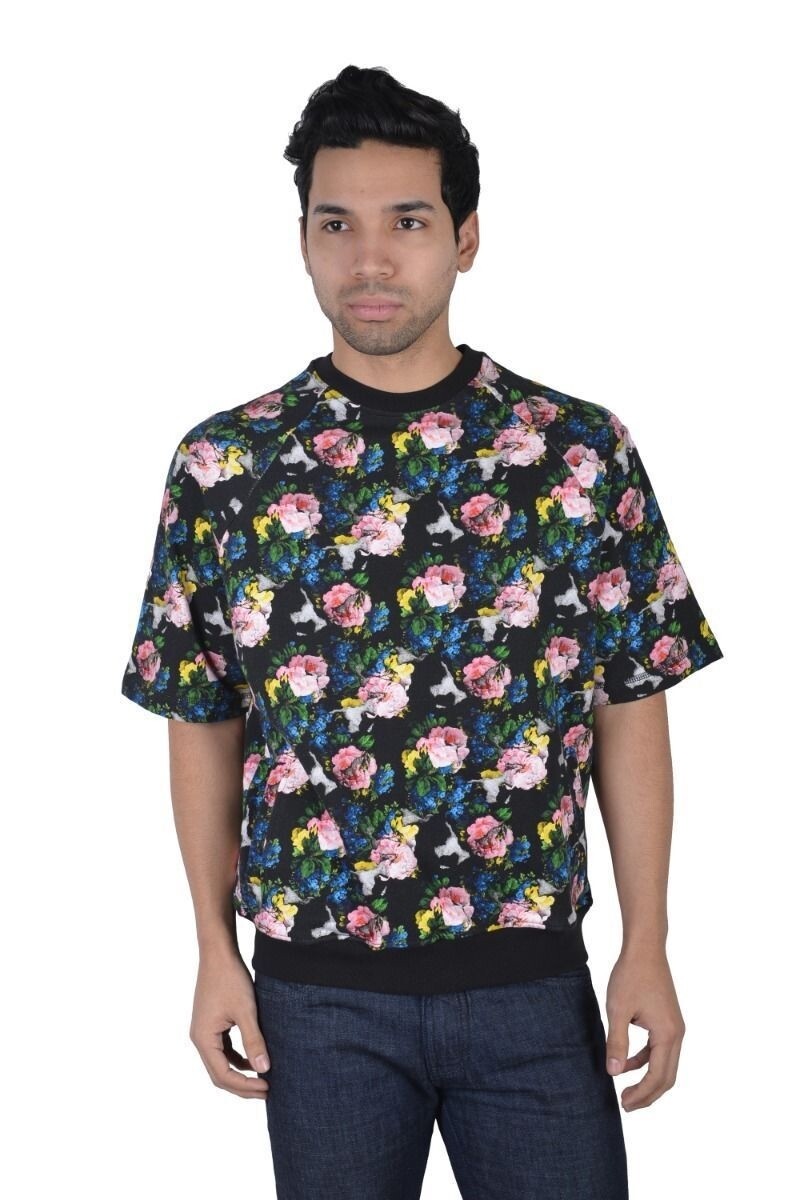 Мужская многоцветная футболка с коротким рукавом MSGM US M IT 50 9890₽