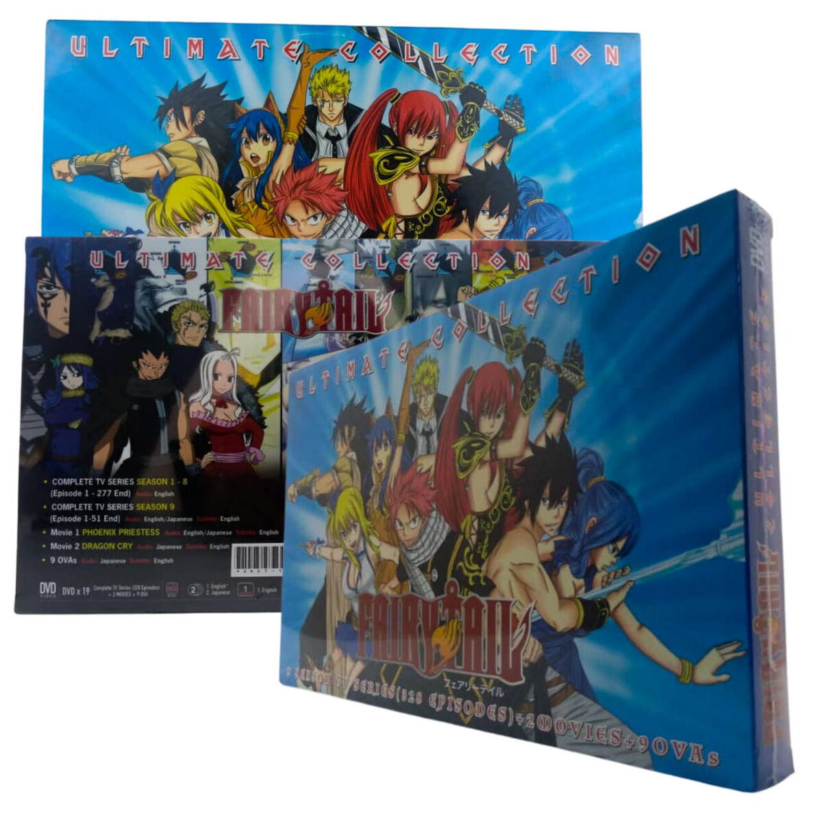 Anime DVD Fairy Tail Complete Series TV Vol.1-328 End + 2 Movies