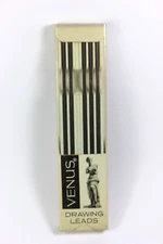Vintage VENUS Drawing Leads 5 of 1/2 Doz. No. 842 2H in original box