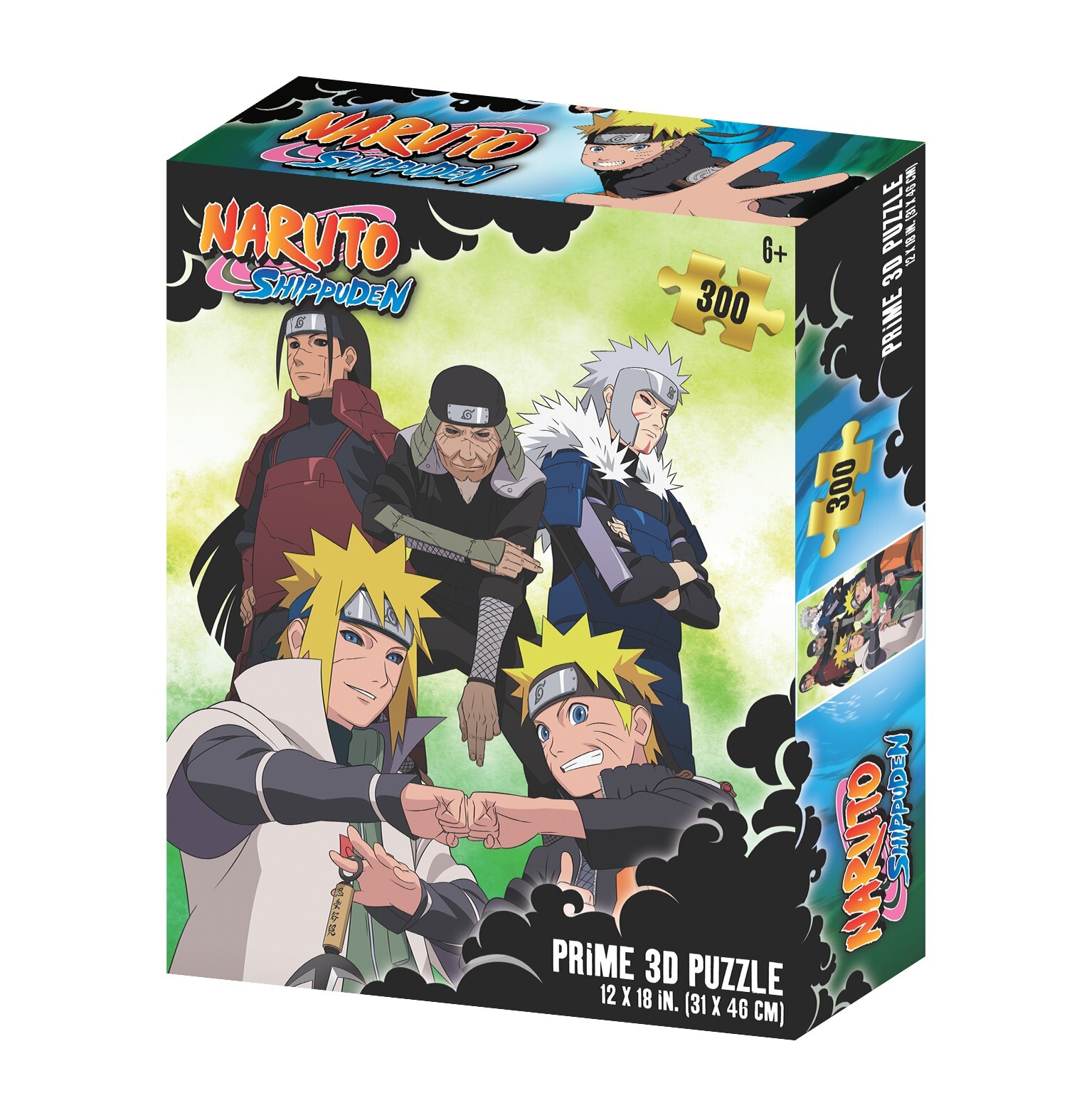 Naruto Shippuden - Warriors of The Hidden Leaf 300pc Prime 3D Puzzle