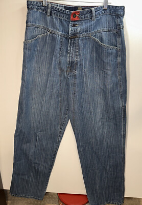 VTG Marithe Francois Girbaud Jeans Mens 36x32 Baggy Denim Pants 
