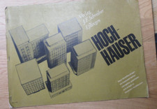 Verlag J F Schreiber Bogen Cardboard Hoch Hauser Hi Rises Scale HO 1:90 Vintage