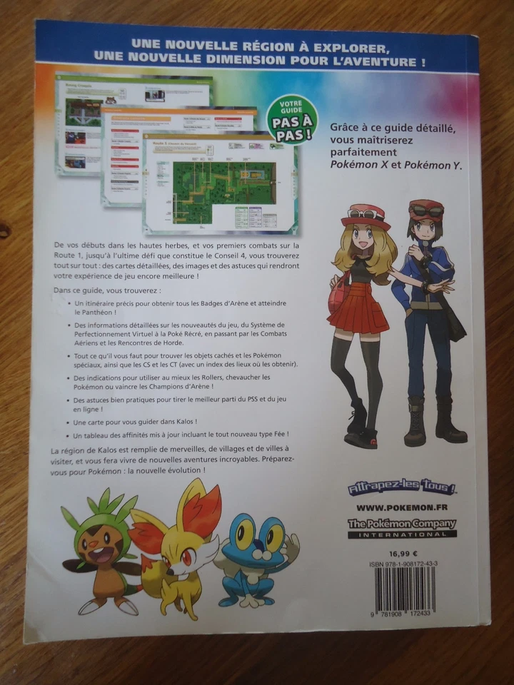 Lote Guía Oficial Pokemon X Pokemon Y Pokedex Kalos Region Nintendo DS 3DS FR Foto 2 de 3